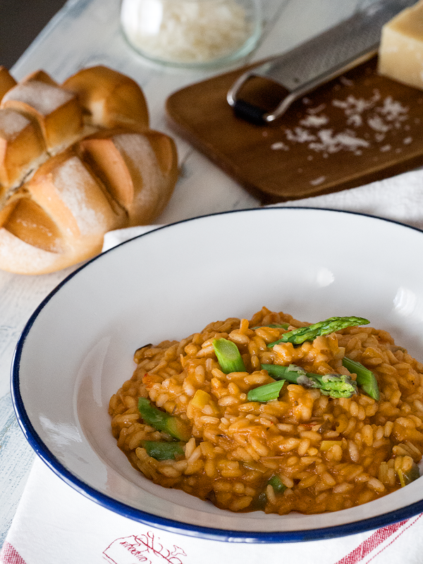 Risotto ratatouille Cocido de Sopa