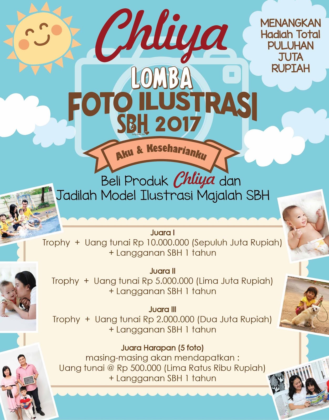 [Gratis] Lomba Foto Bayi 2017 CHLIYA & Majalah SBH - Info Lomba 2023
