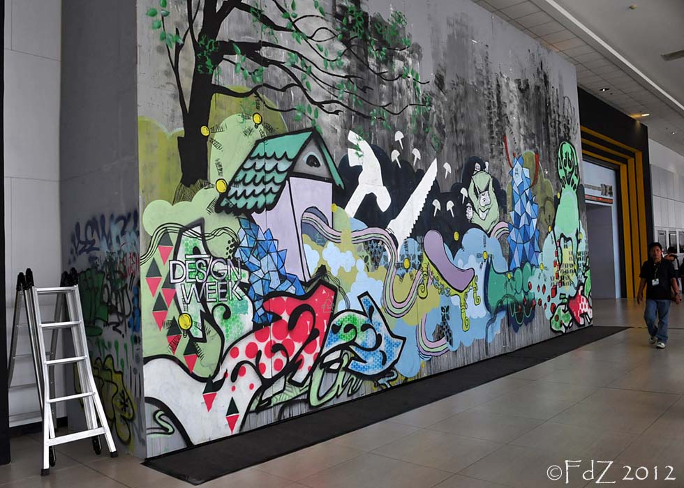 View thru My Global Lens Manila Street Scene Murals