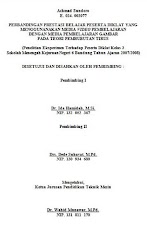 Contoh Lembar Persetujuan Skripsi