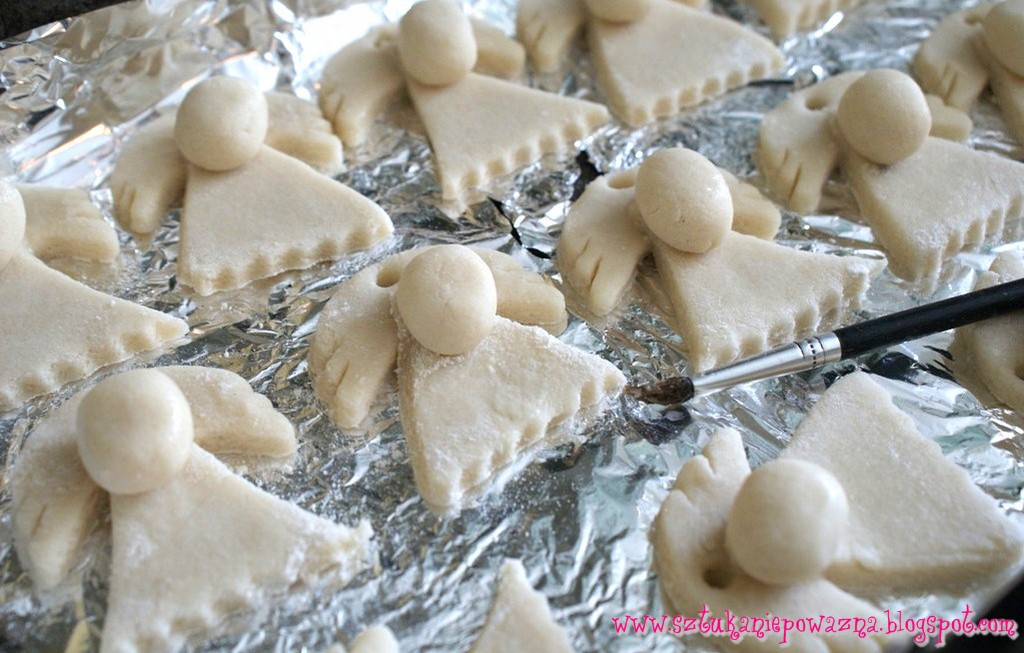 Swiateczne Lub Nie Aniolki Z Masy Solnej Kurs Krok Po Kroku Sztuka Niepowazna