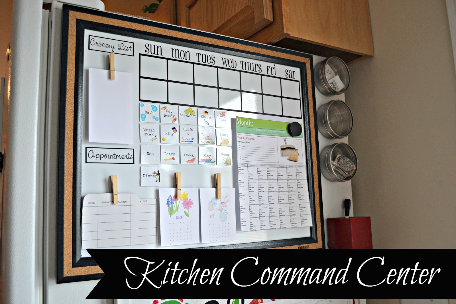 The Life Of Jennifer Dawn Kitchen Command Center