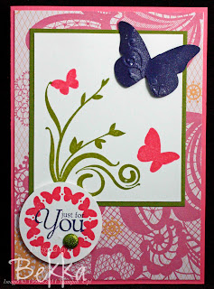 Precious Butterflies Just for You Card