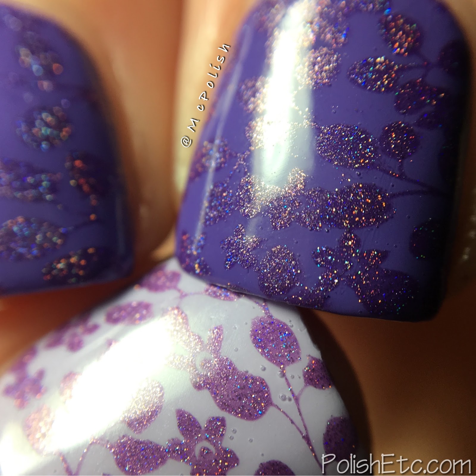 Celestial Cosmetics stamping polishes for Color4Nails - McPolish - Orchid