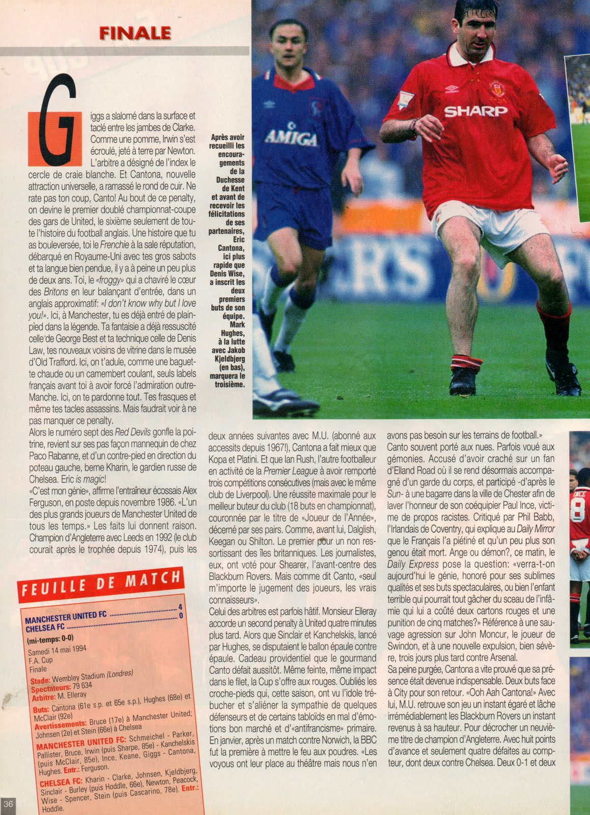 TWB22 FA Cup 1993 1994 Manchester United Chelsea