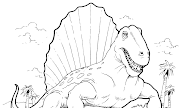Coloriage À Imprimer Dinosaure - 204 dessins de coloriage dinosaure à imprimer sur LaGuerche.com - Page 3