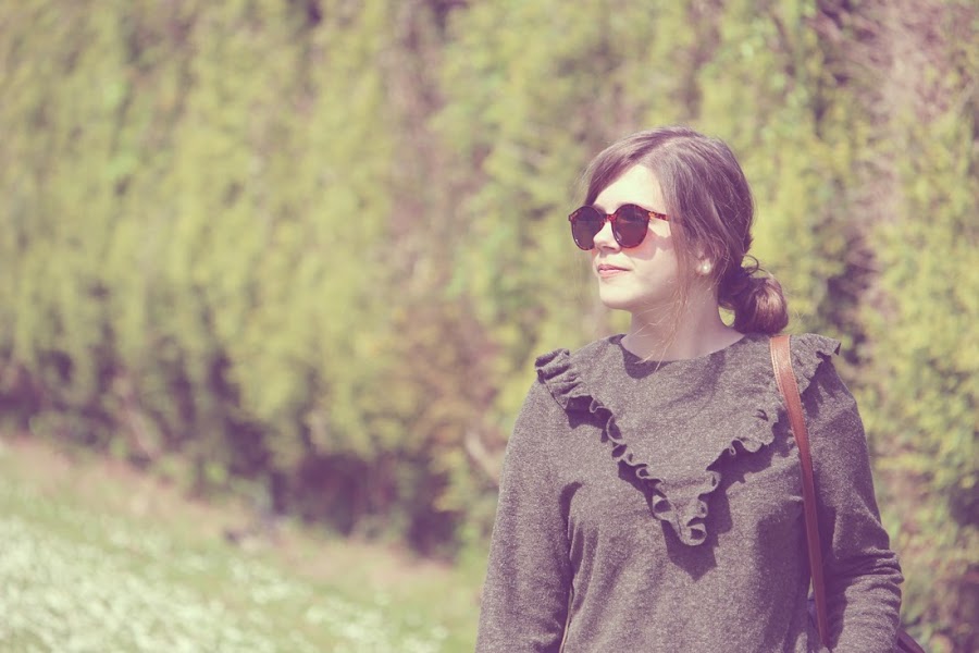 Outfit handmade jersey con volante