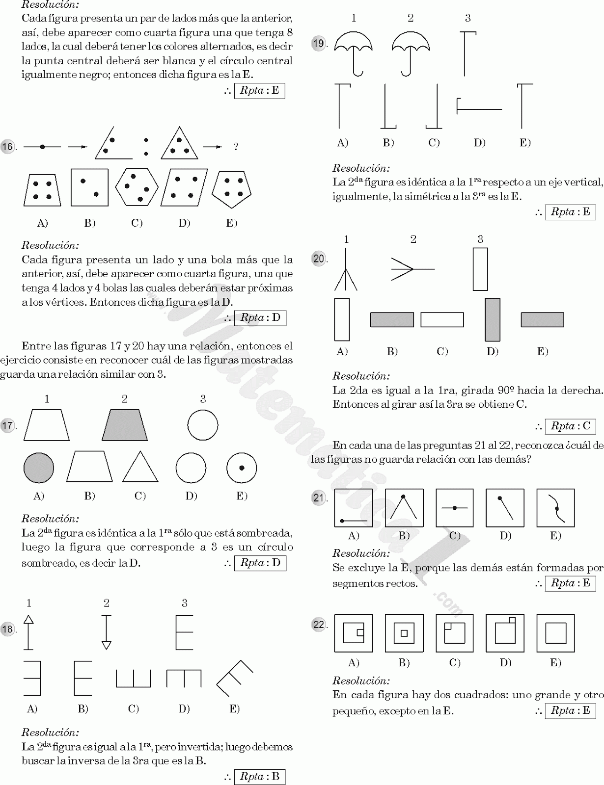 Psicotécnicos ejercicios resueltos Psicotécnicos ejercicios resueltos