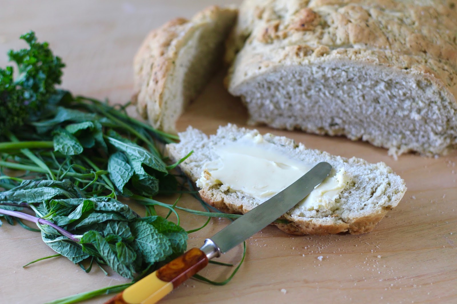 Mixed Herbs Spelt Bread Diary of a Mad Hausfrau