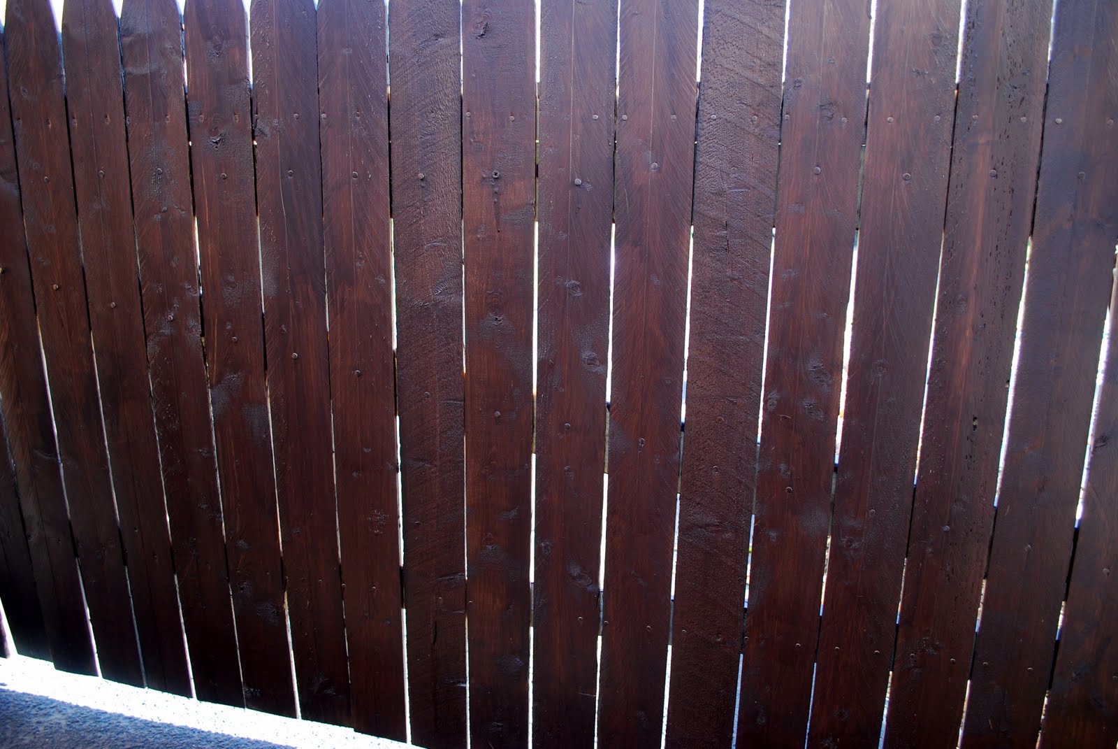 In the Little Yellow House: Quick Round of Stain: Gate