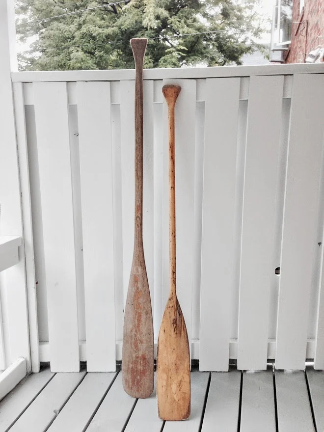 old oars, weathered oar, unpainted oar