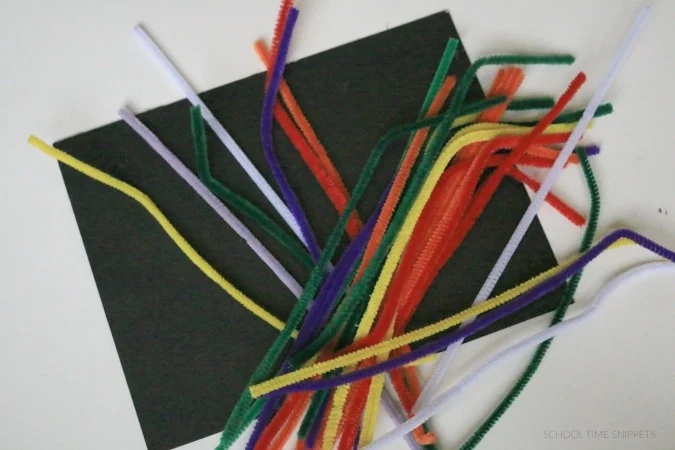 process art with pipe cleaners