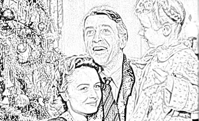 The Holiday Site It 39 S A Wonderful Life Coloring Pages