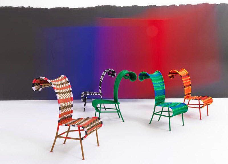 Amazing Colorful Shadowy Chair