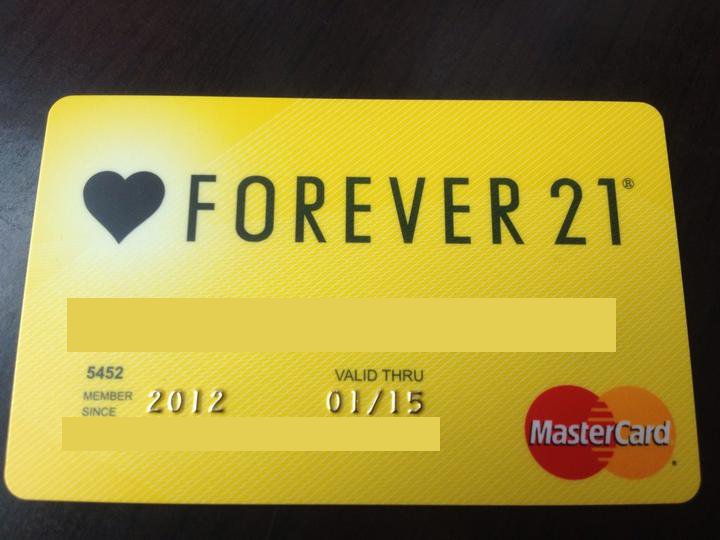 My Forever 21 Credit Card