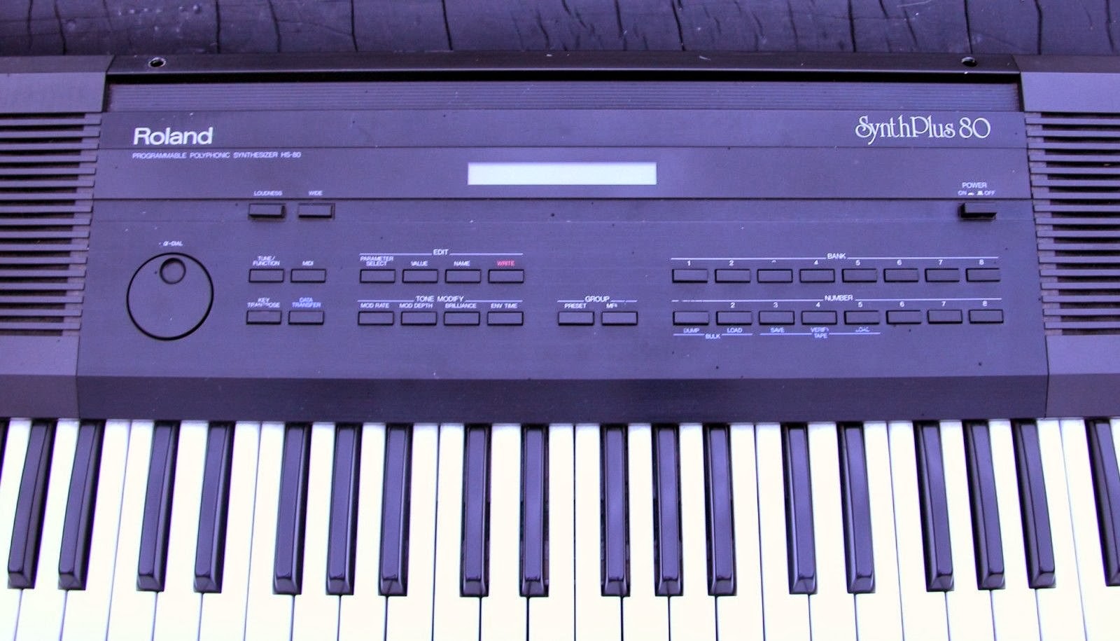 MATRIXSYNTH Roland HS80 Synth Plus 80 Alpha Juno 2 with Speakers