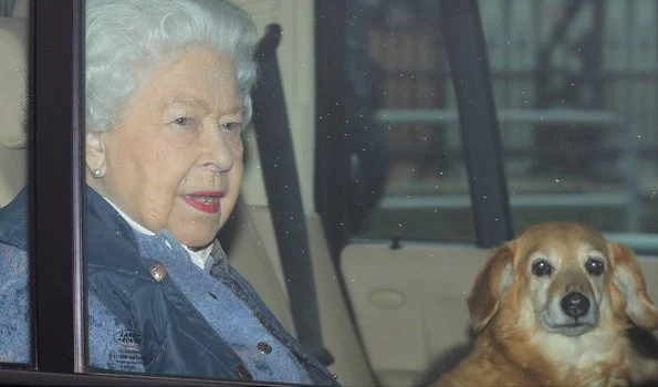 Queen Elizabeth II left Buckingham Palace. Meghan Markle and Prince Harry. Princess Beatrice's Royal wedding