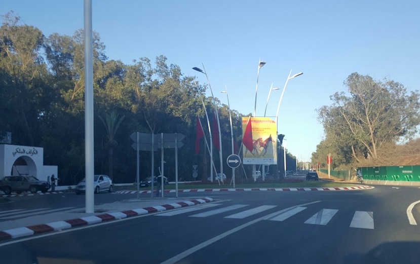 Eclairage Public au Maroc Photo prise à Route d'El Jadida, Azemmour et Casablanca