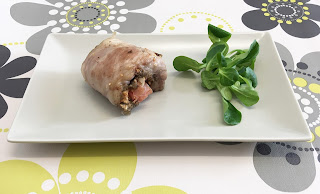 Delicias Rellenas De Paté De Champiñones, Almendras Y Jamón Serrano
