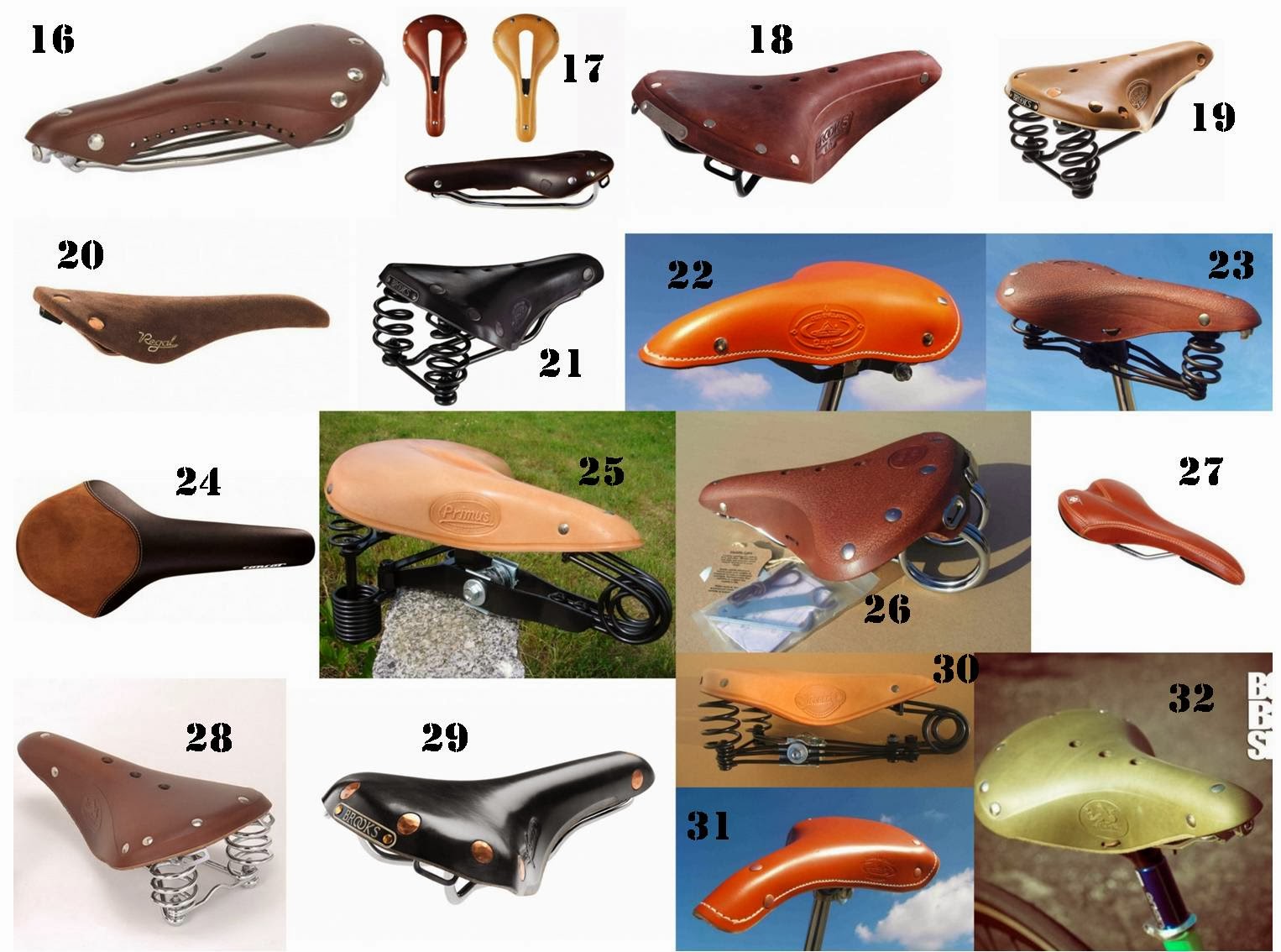Retro Cuir Vintage Bicycle Selle Selle Cust Custion Vélo Vélo Vtt Selle