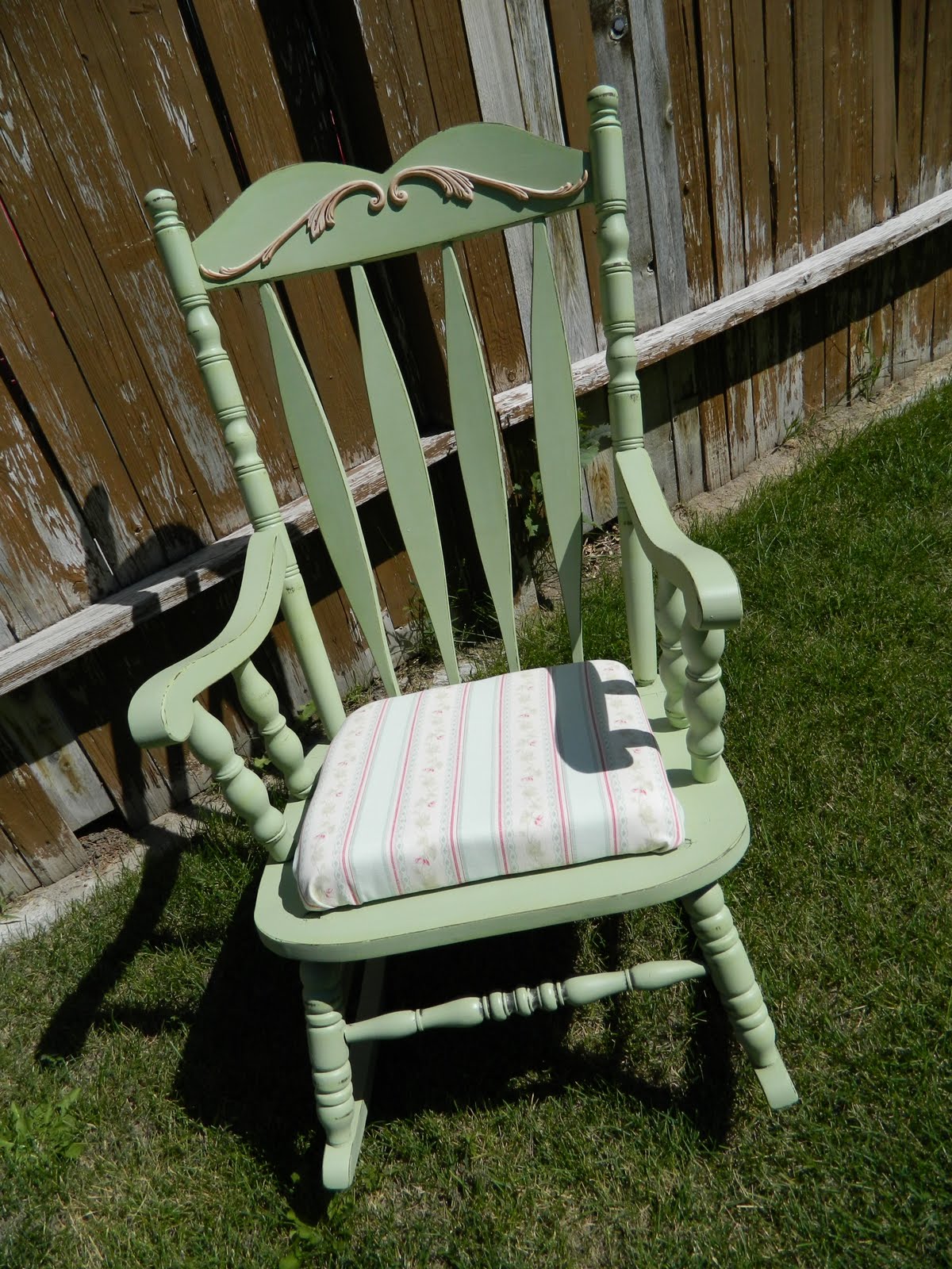 Morgan's Emporium: SOLD Shabby Chic Vintage Rocking Chair