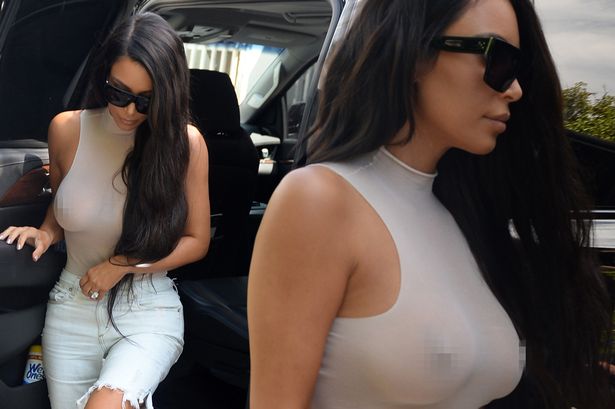 Kim Kardashian Just Wore The Boobiest Dress, And We Have No Words