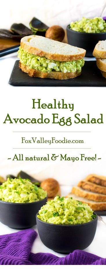 Healthy Avocado Egg Salad