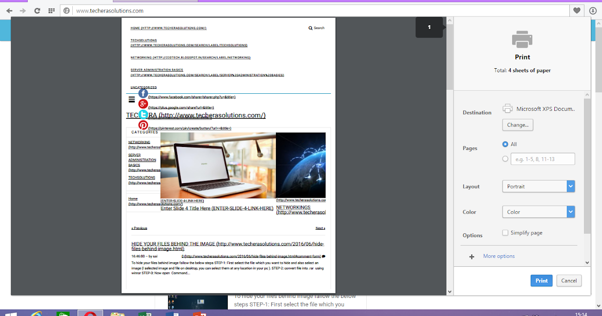 HOW TO CONVERT WEBPAGE INTO PDF ~ TECH ERA image.