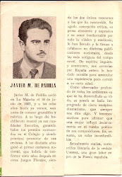 JAVIER M. DE PADILLA, NIETO DE DON FRANCISCO