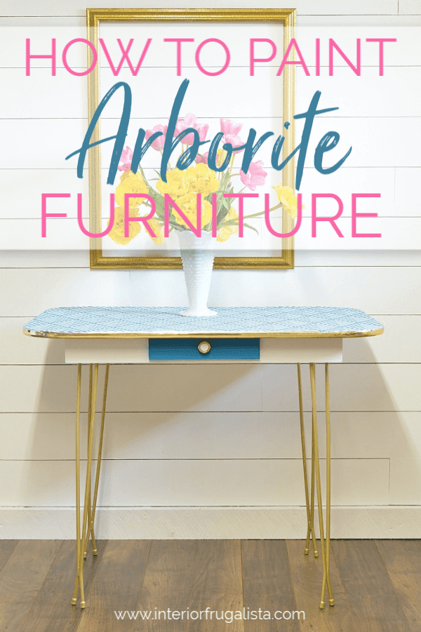 How To Paint Arborite Retro Dining Tables Interior Frugalista