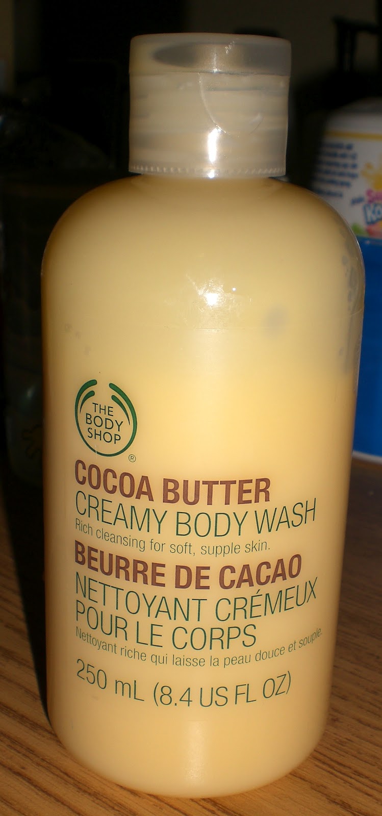 Cotton Candy Fro The Body Shop Cocoa Butter Creamy Body Wash