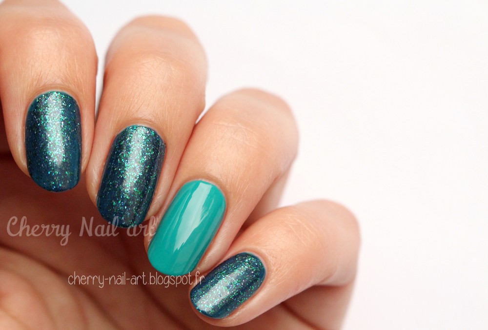 picture polish peacock