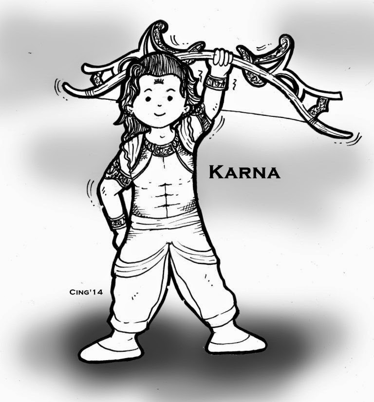 Kaleng Kosong MAHABHARATA KARNA (CHARACTER)