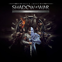 Middle-Earth: Shadow of War Game Cover PS4 Silver Edition