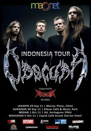 OBSCURA Indonesia Tour (Jakarta, Surabaya, Medan, Makassar) | Flayer OBSCURA Indonesia Tour (Jakarta, Surabaya, Medan, Makassar) | Image OBSCURA Indonesia Tour (Jakarta, Surabaya, Medan, Makassar) 