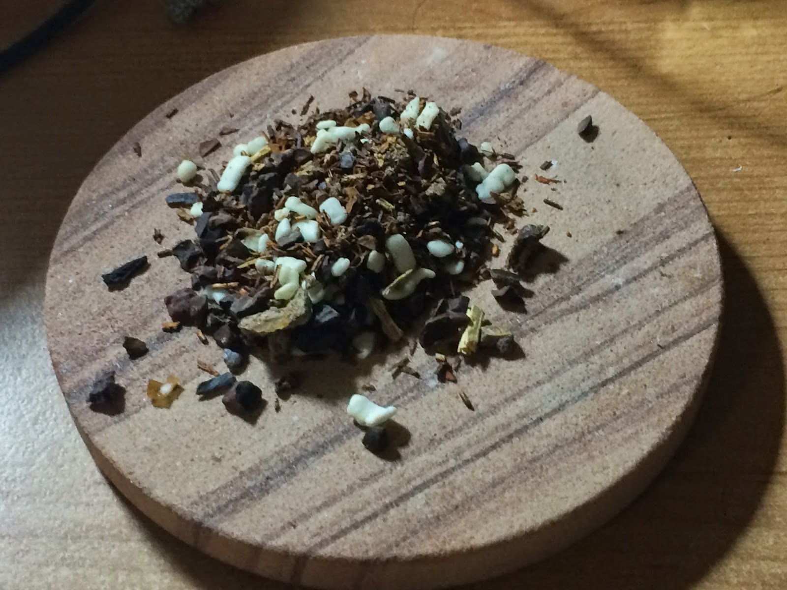 Keep Moving Tee Teavana Tea Review White Chocolate Peppermint Rooibos Tea