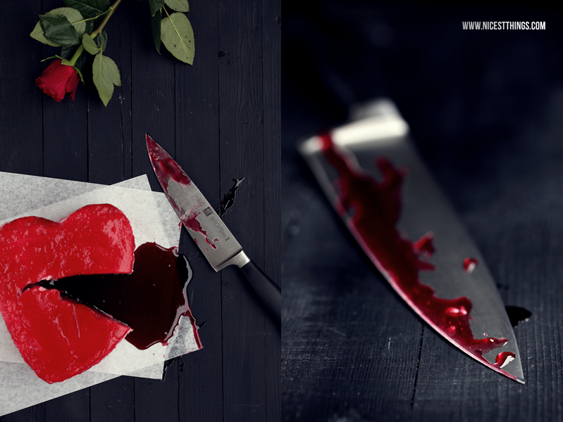 Bleeding Heart Cake Recipe blutendes Herz Kuchen