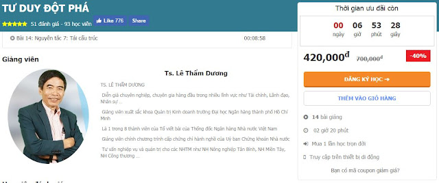 Đăng kí học ngay và nhận Vorcher giảm ngay 40% khóa học 