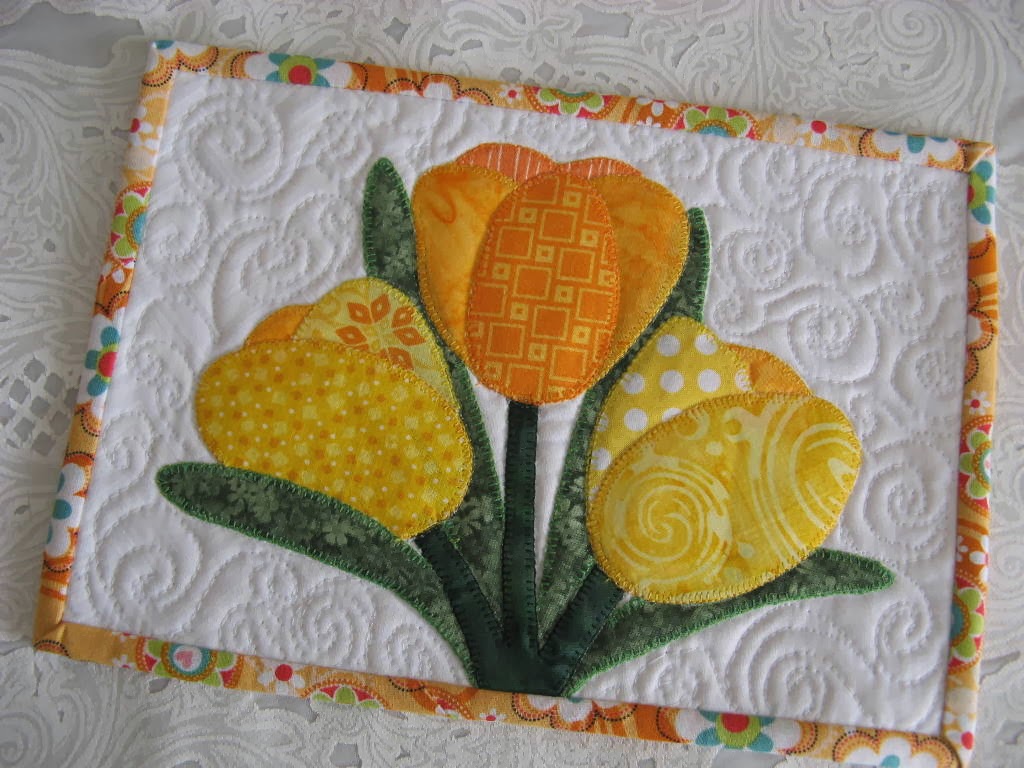 Stitching With 2 Strings: Spring Tulips Pattern and Other Things
