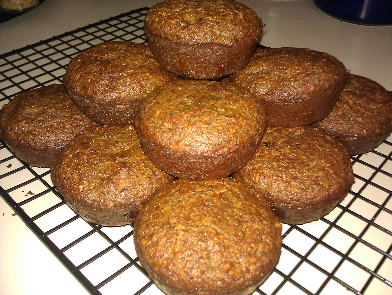 Dizzy in the Kitchen Paleo Bran Muffins