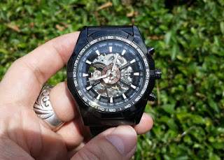 Jam Automatic Forsining 046 New Military Men Skeleton Mechanical Watch Jam Automatic Forsining 046 New Military Men Skeleton Mechanical Watch