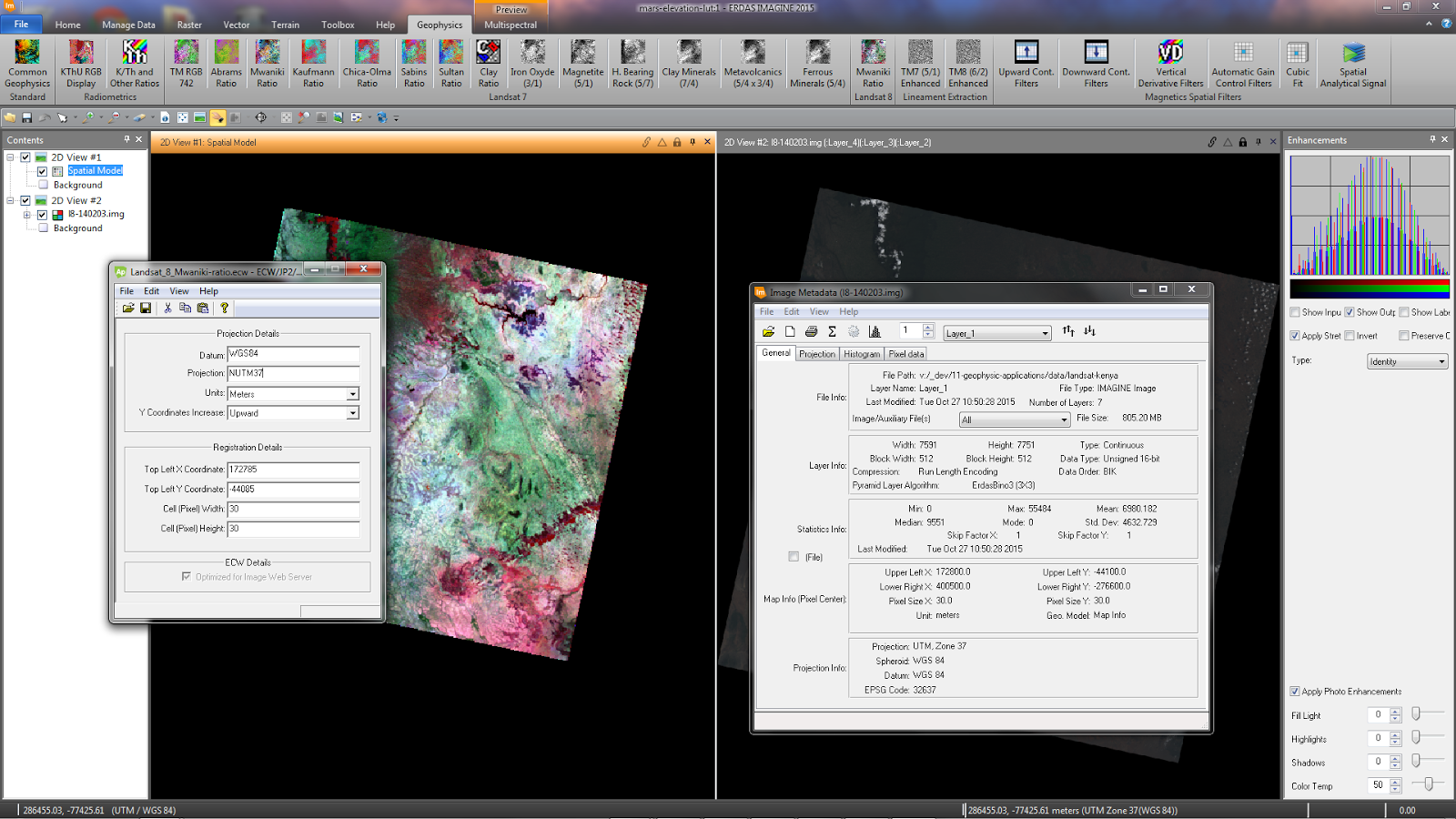 Imagerie Géospatiale ECW/JPEG2000 Header Editor