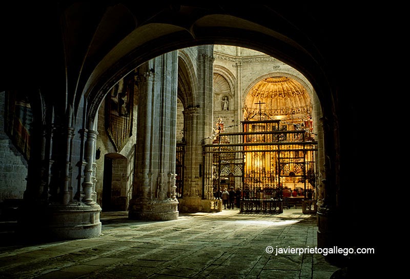 Iglesia del monasterio de La Vid. Tramo del GR-14 entre el monasterio de La Vid y Aranda de Duero. Burgos. Castilla y León. España. © Javier Prieto Gallego;