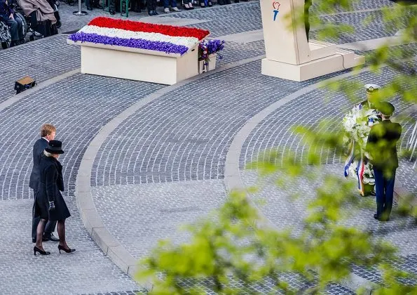 King Willem-Alexander and Queen Máxima attended 2018 Remembrance Day ceremony at Dam Square in Amsterdam