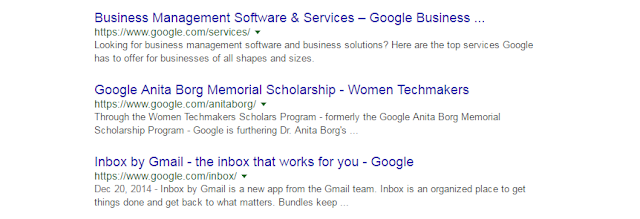 Google Meta Tag Example