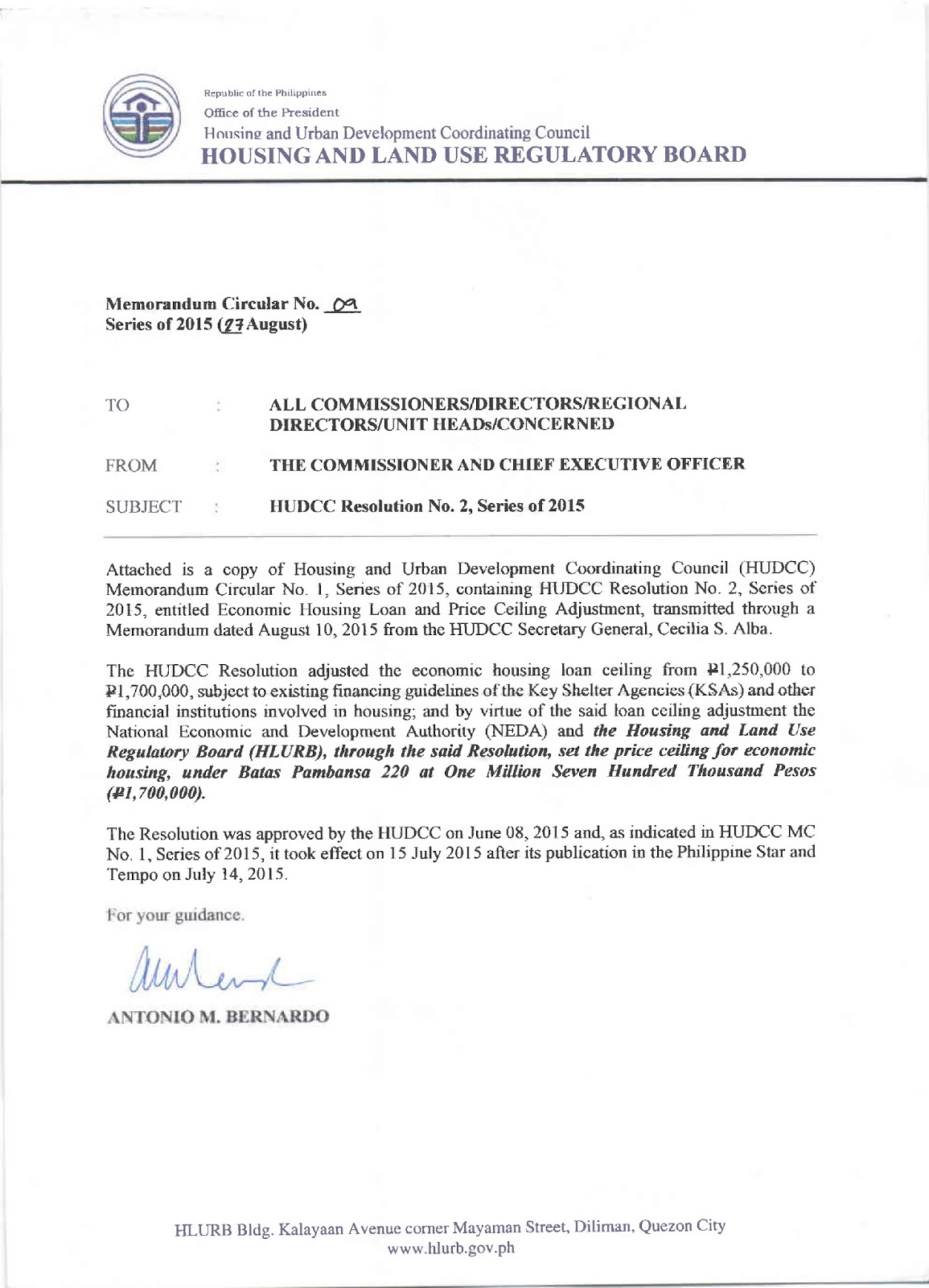 philippine real estate laws September 2015
