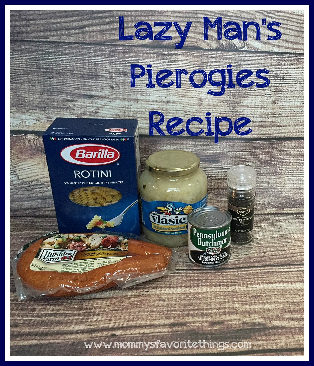 Mommy's Favorite Things Lazy Man's Pierogies Recipe Slow Cooker!!