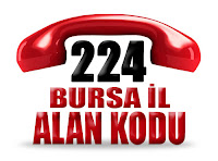 0224 Bursa telefon alan kodu