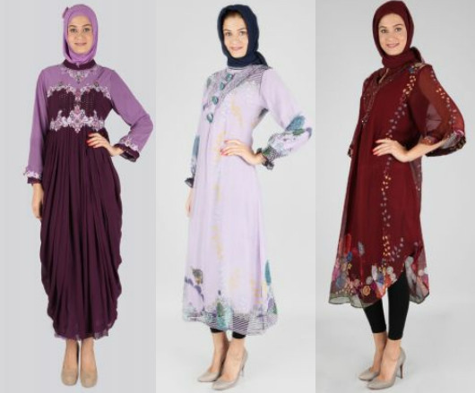  gambar  koleksi baju  muslim terbaru 