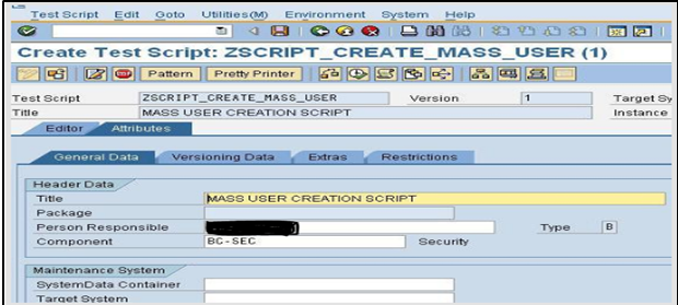 SAPSECURITY: About SECATT Creation
